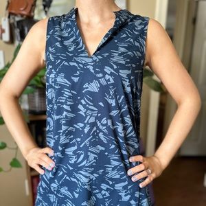 Banana Republic XS blue sleeveless top.